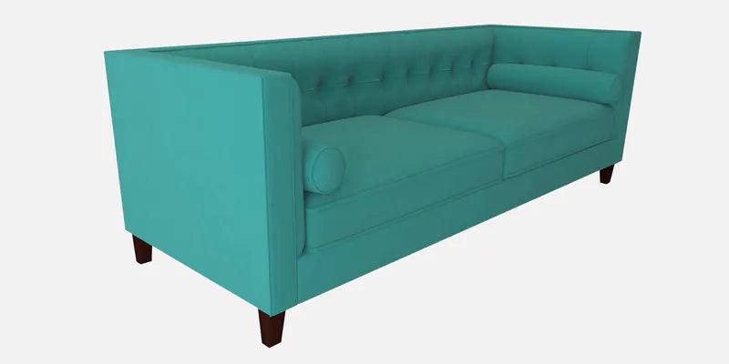 Velvet 3 Seater Sofa In Turqoise - Ouch Cart 