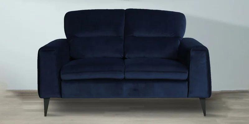 Velvet 2 Seater Sofa In Steel Grey Colour - Ouch Cart 