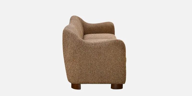 3 Seater Curve Sofa In Sand Beige Finish - Ouch Cart 