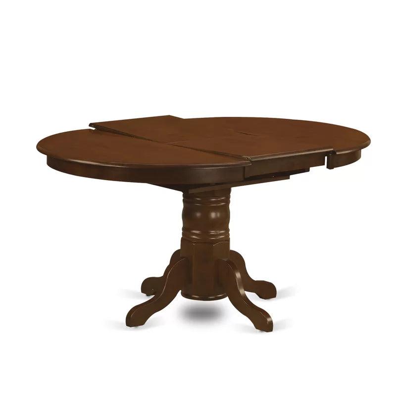 Extendable Solid Wood Pedestal Dining Set - Ouch Cart 