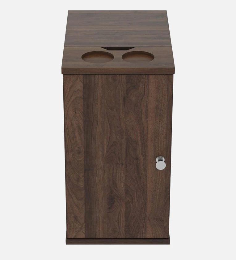 Sheesham Wood Bedside Table in Scratch Resistant Provincial Teak Finish With Drawers - Ouch Cart 