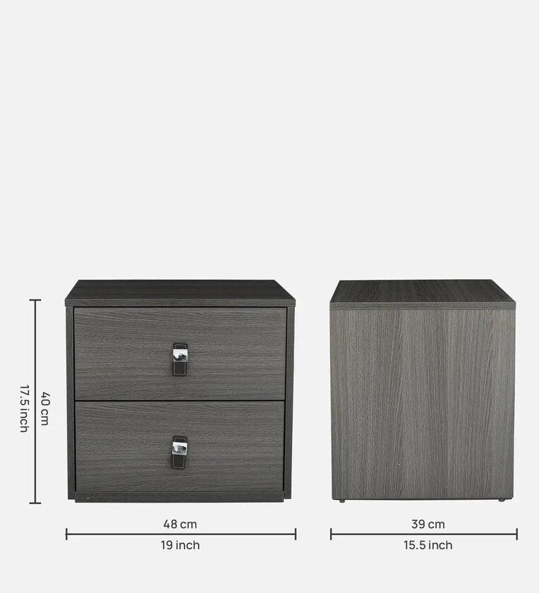 Bedside Table in Grey Colour - Ouch Cart 