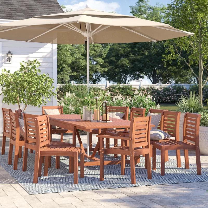 13 Piece Outdoor Furniture Dining Set - Ouch Cart 