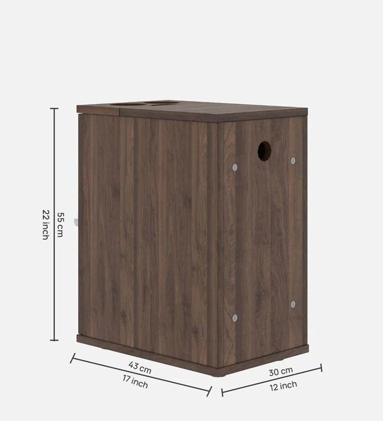 Sheesham Wood Bedside Table in Scratch Resistant Provincial Teak Finish With Drawers - Ouch Cart 