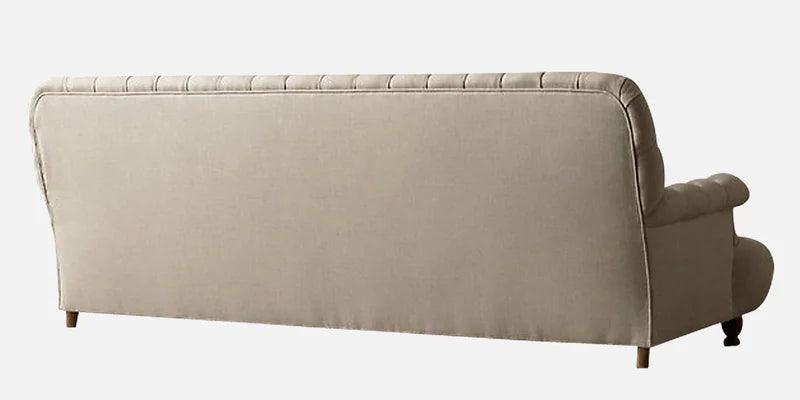 Fabric 3 Seater Sofa in Beige Colour - Ouch Cart 