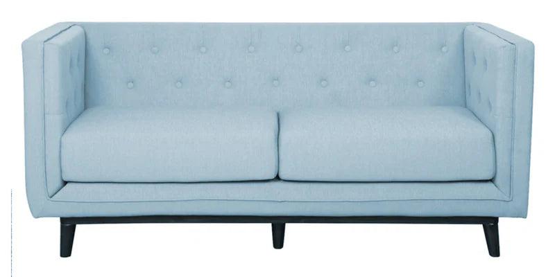 Fabric 3 Seater Sofa In Ice Blue Colour - Ouch Cart 