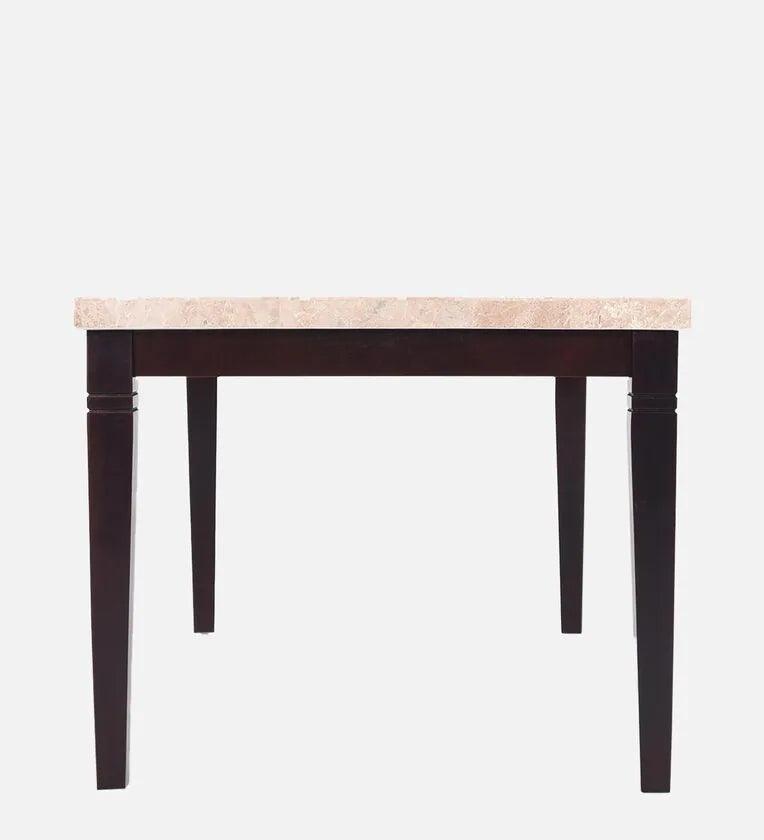 Marble 6 Seater Dining Set in Black Colour - Ouch Cart 