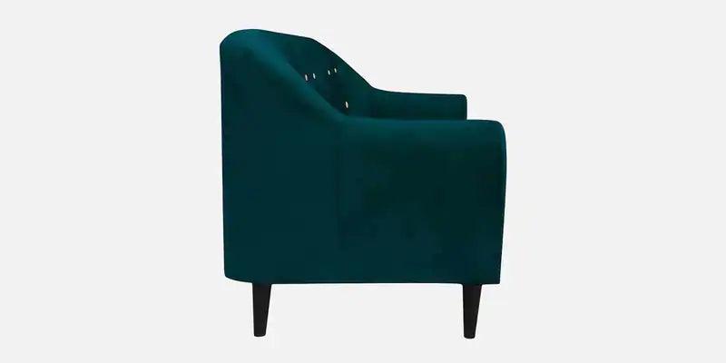 Velvet 3 Seater Sofa in Green Colour - Ouch Cart 