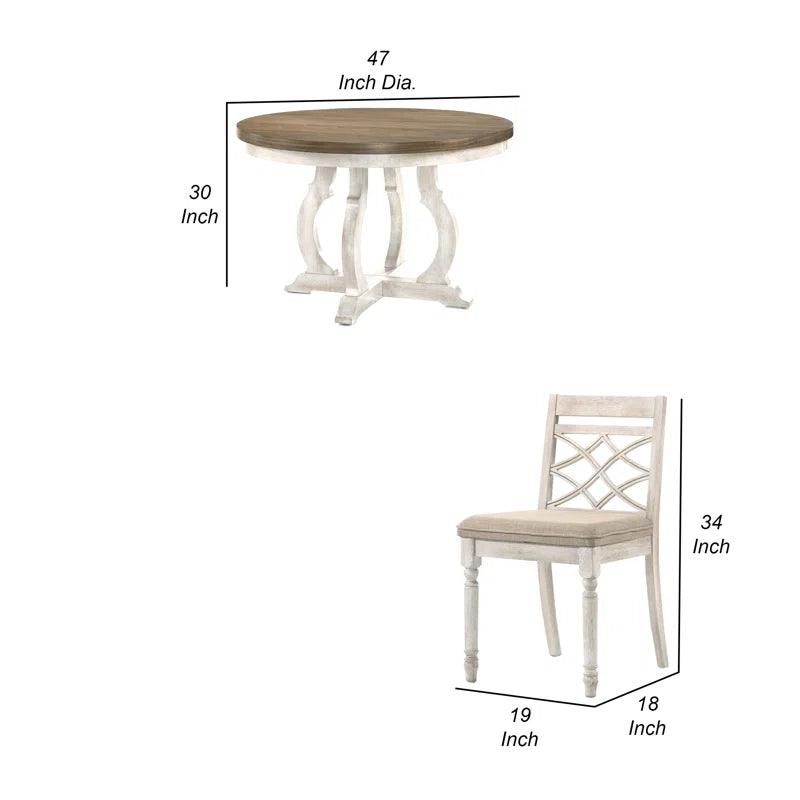 Cross Legs Dining Set - Ouch Cart 