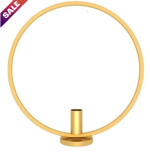 Golden Round Shape Stand