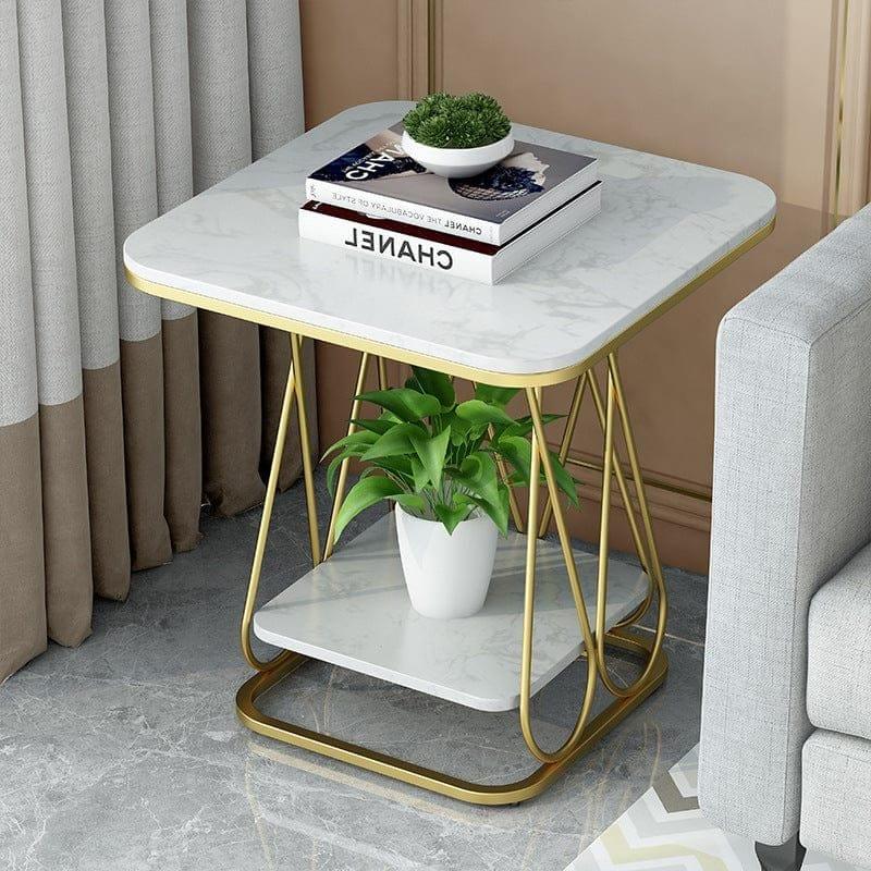 Rica Two-Tier Sofa Side End Table for Living Room