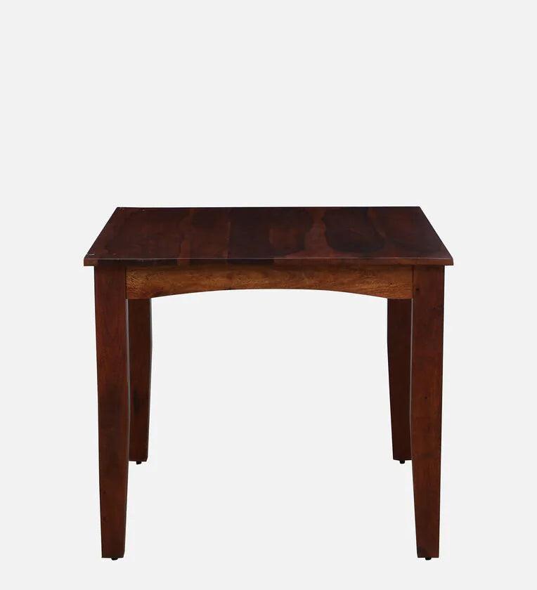 Sheesham Wood 4 Seater Dining Set in Scratch Resistant Honey Oak Finish - Ouch Cart 