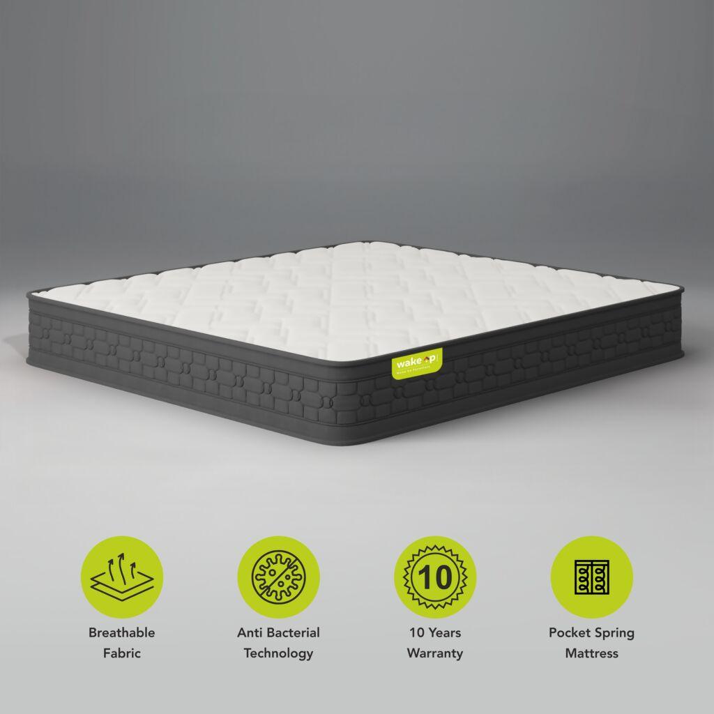 Double Size Luxuriate Orthopedic Hybrid Memory Foam Pocket Spring Mattress - Ouch Cart 