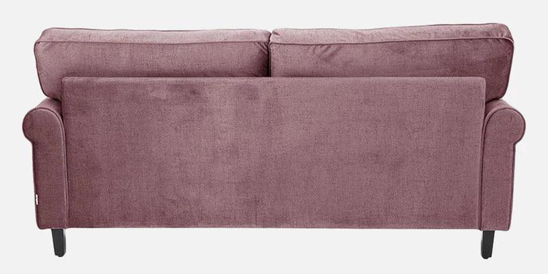 Fabric 3 Seater Sofa In Rose Brown Colour - Ouch Cart 