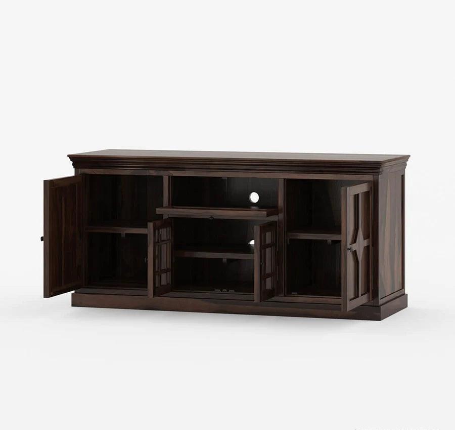 ABAY SOLID WOOD TV STAND - Ouch Cart 