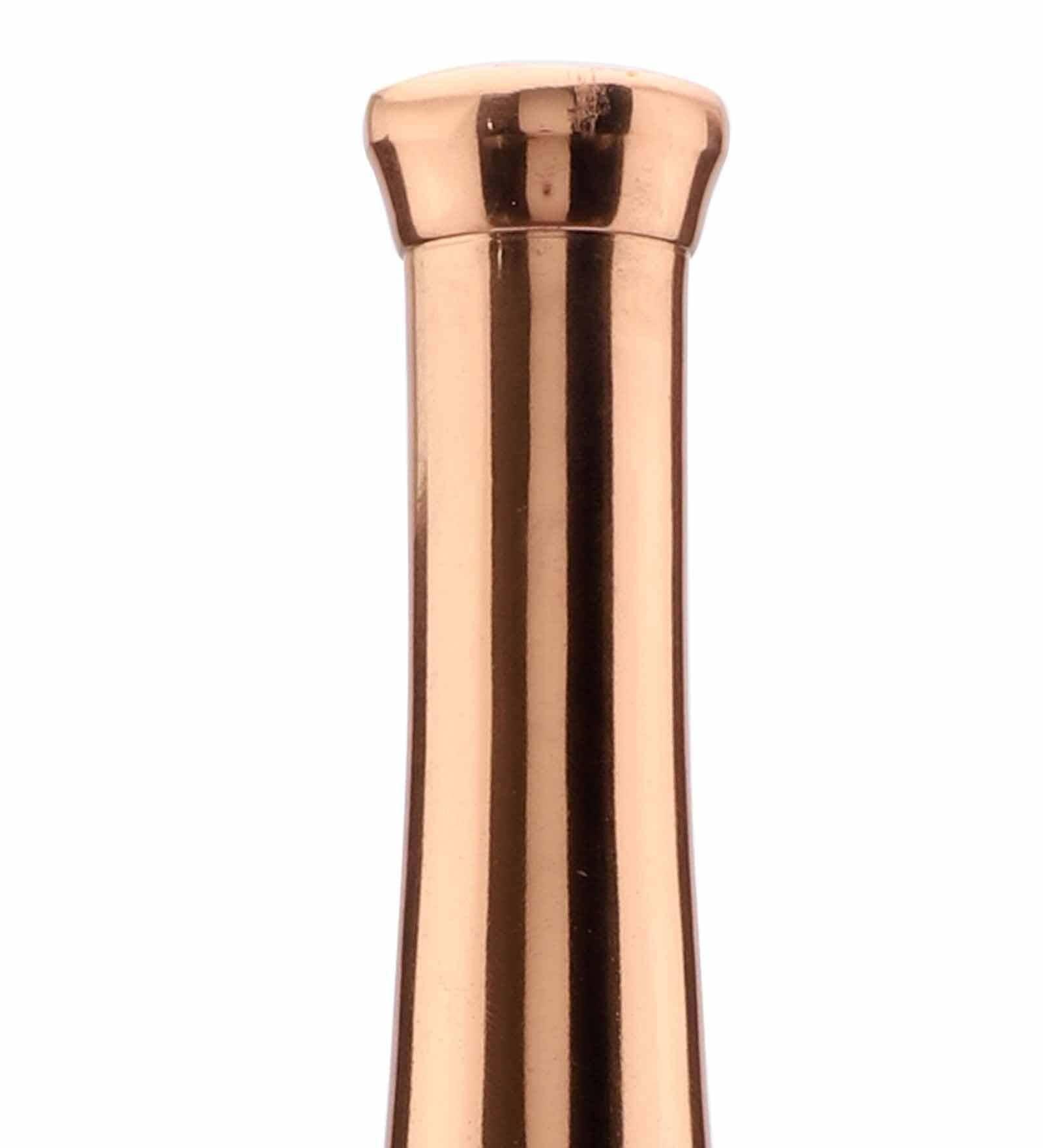 Rose gold Champagne large Bottle Vase Decor de Maison, - Ouch Cart 