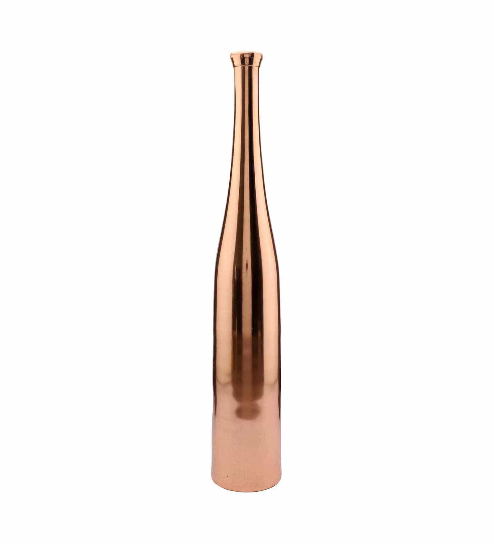 Rose gold Champagne large Bottle Vase Decor de Maison, - Ouch Cart 