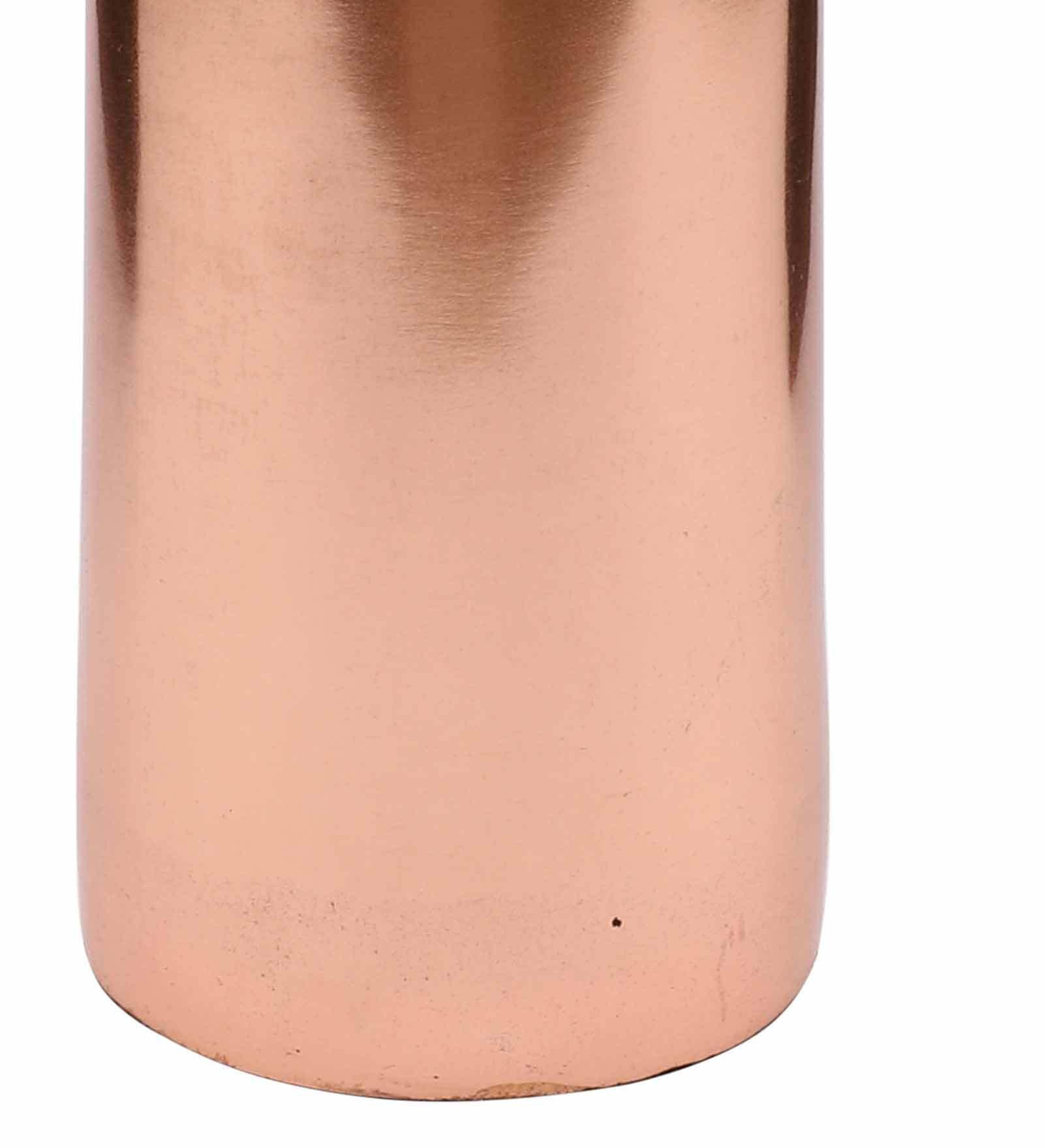 Rose gold Champagne large Bottle Vase Decor de Maison, - Ouch Cart 