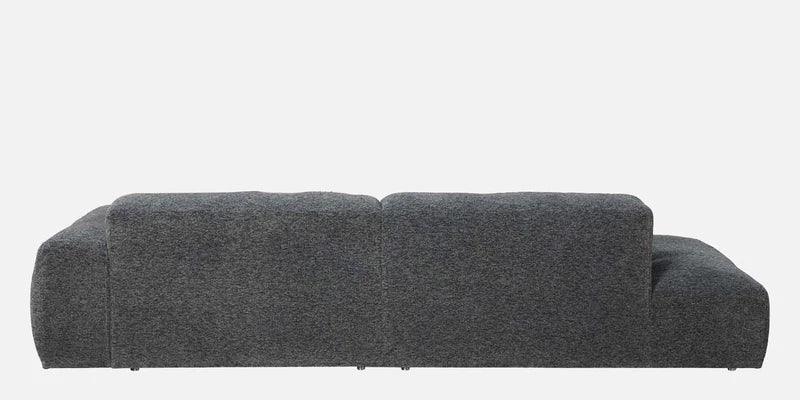 Fabric 3 Seater Sofa in Dark Grey Colour - Ouch Cart 