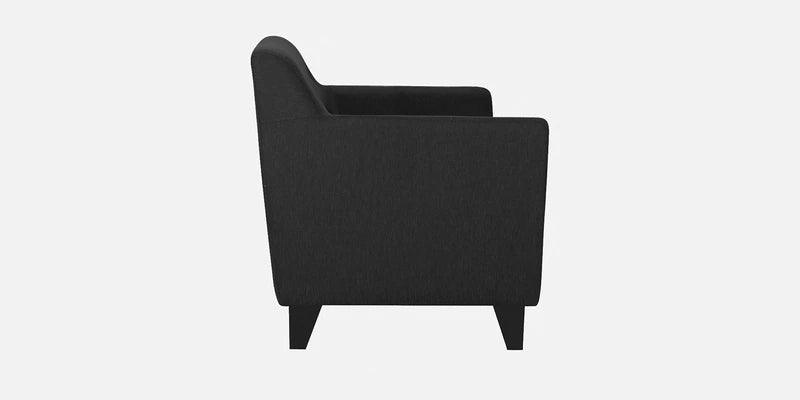 Fabric 3 Seater Sofa In Mystic Black Colour - Ouch Cart 