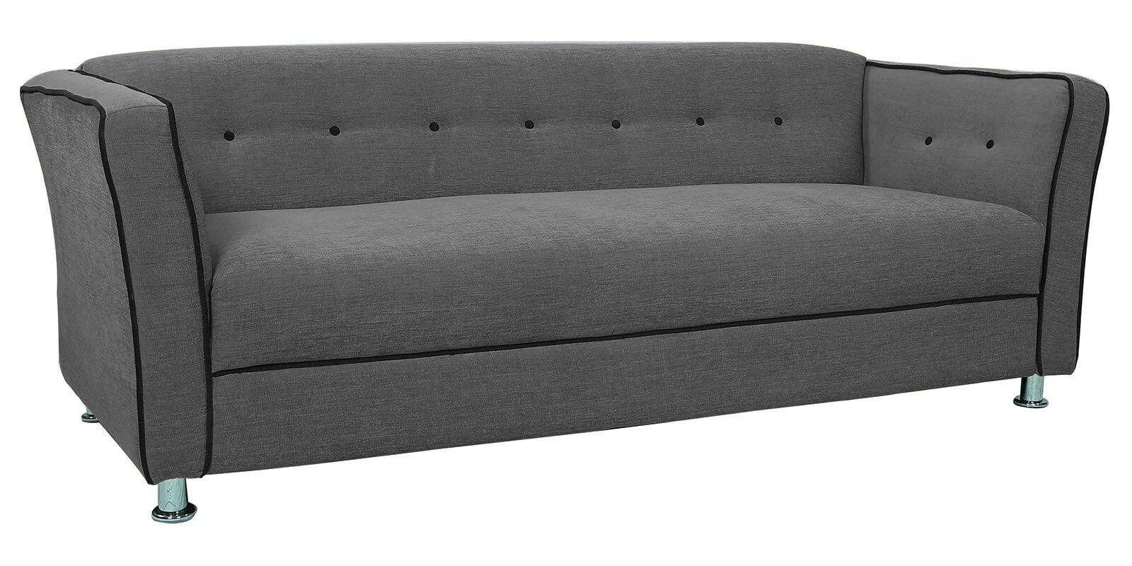 3 Seater Sofa In Grey Colour - Ouch Cart 