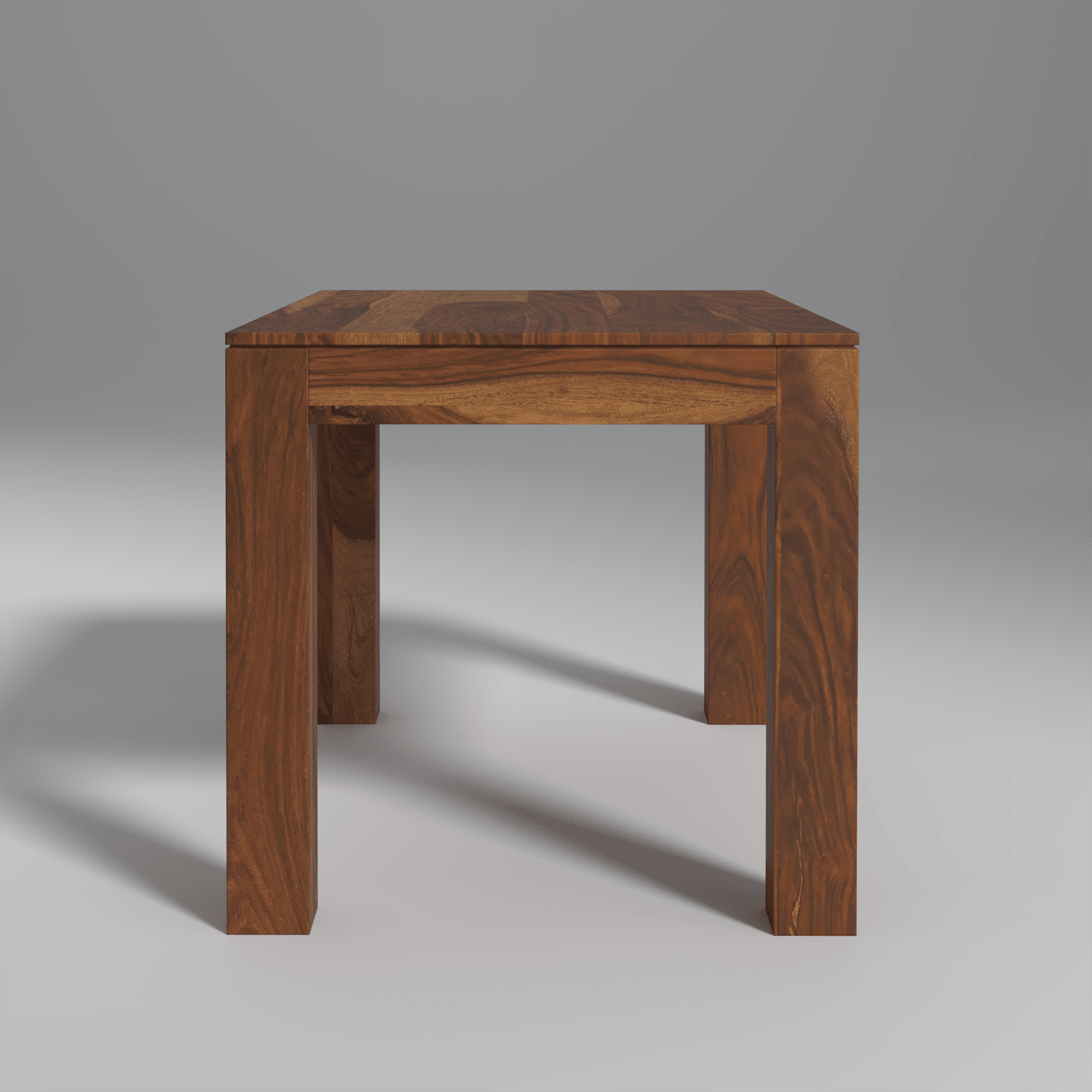 Mauro Sheesham Wood Dining Table Set In Light Honey Finish - Ouch Cart 