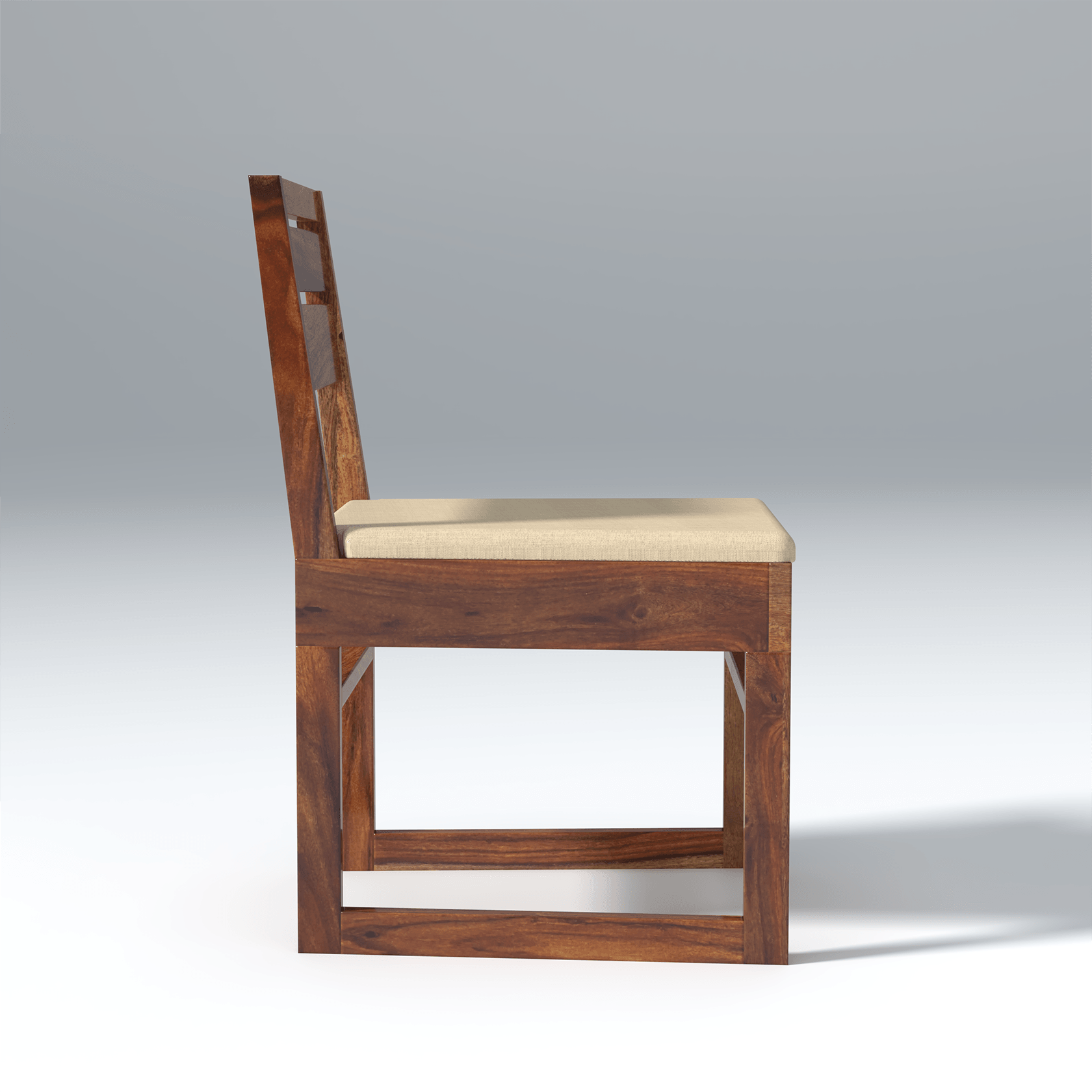 Crenn Sheesham Wood Dining Chair In Reddish Walnut Color