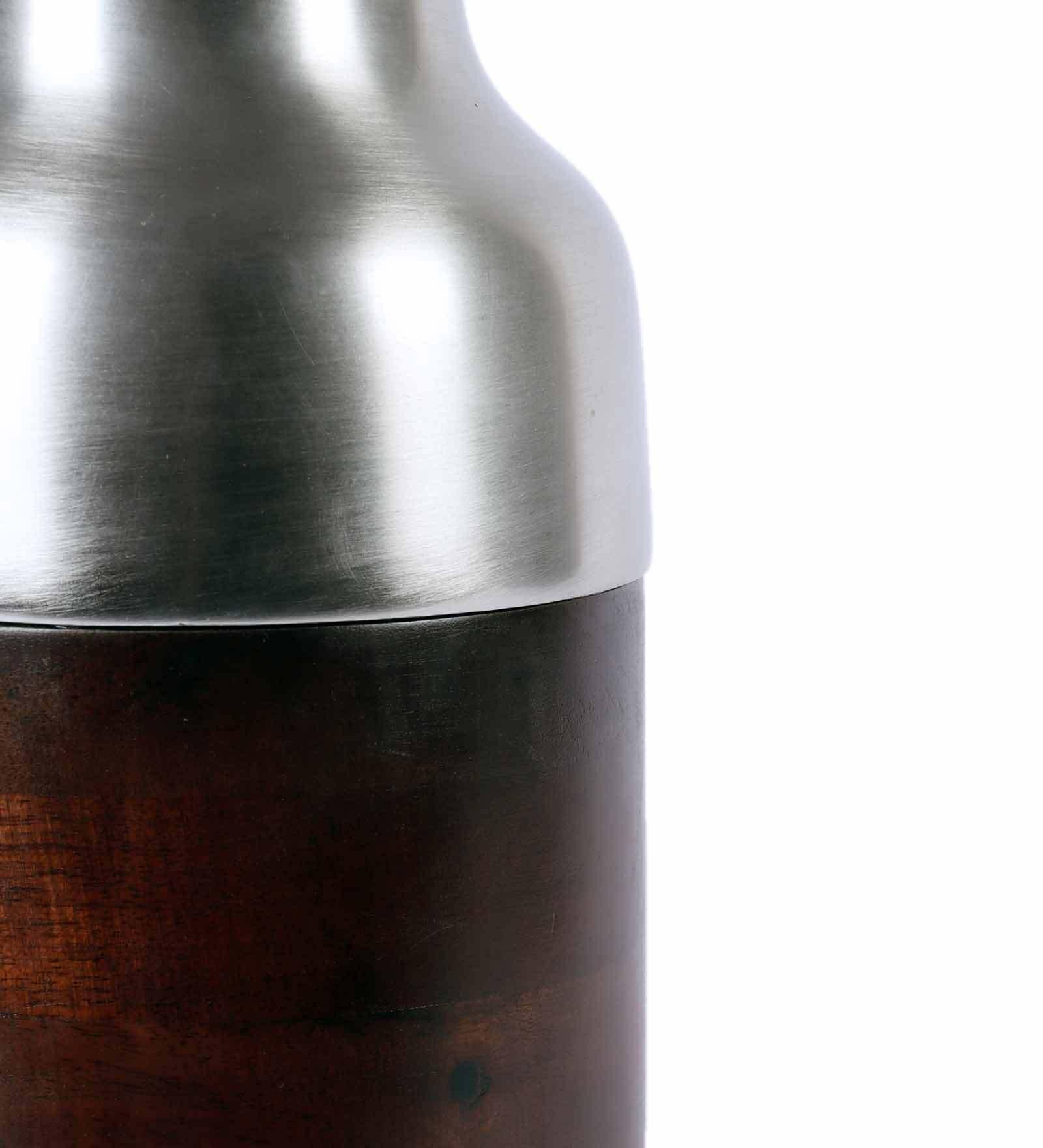 Silver Deidra Paco (Small) Metal Table Vase, - Ouch Cart 