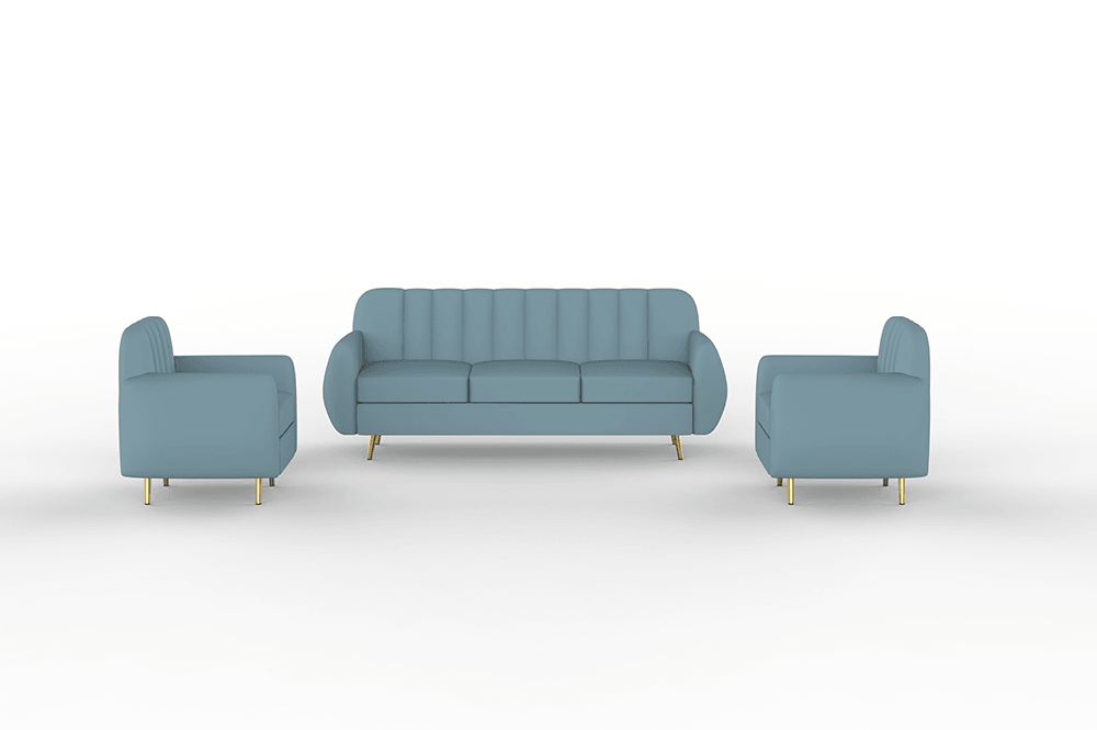 Hazy High Density Foam Sofa Set - Ouch Cart 