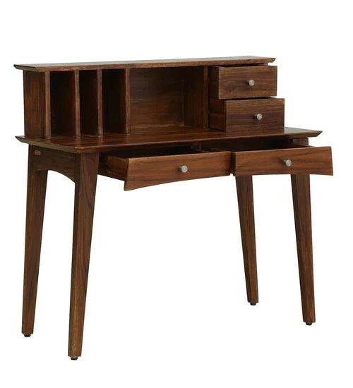 Saanvi Study Table In Provincial Teak Finish - Ouch Cart 