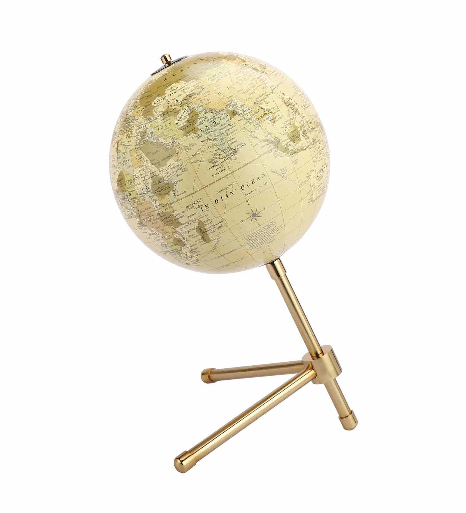 Tilt Cream Globe iron Table Accent, - Ouch Cart 