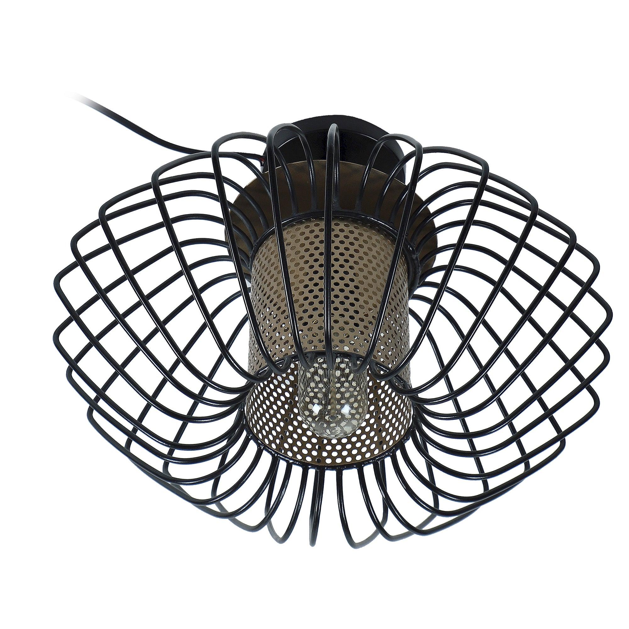 Salma 1 Head Black Mordern Chandelier By SS Lightings - Ouch Cart 