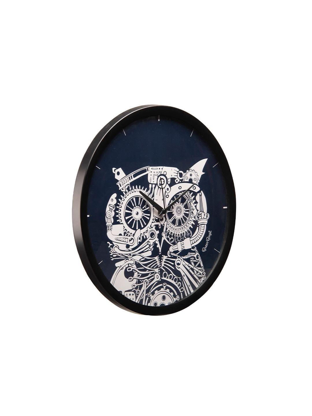 Techno owl Multicolor Wall Clock - Ouch Cart 