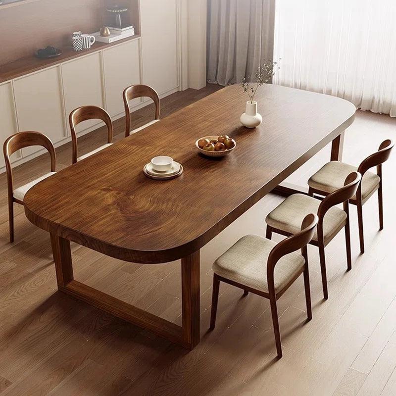 7 - Piece Solid Wood Sled Dining Set - Ouch Cart 