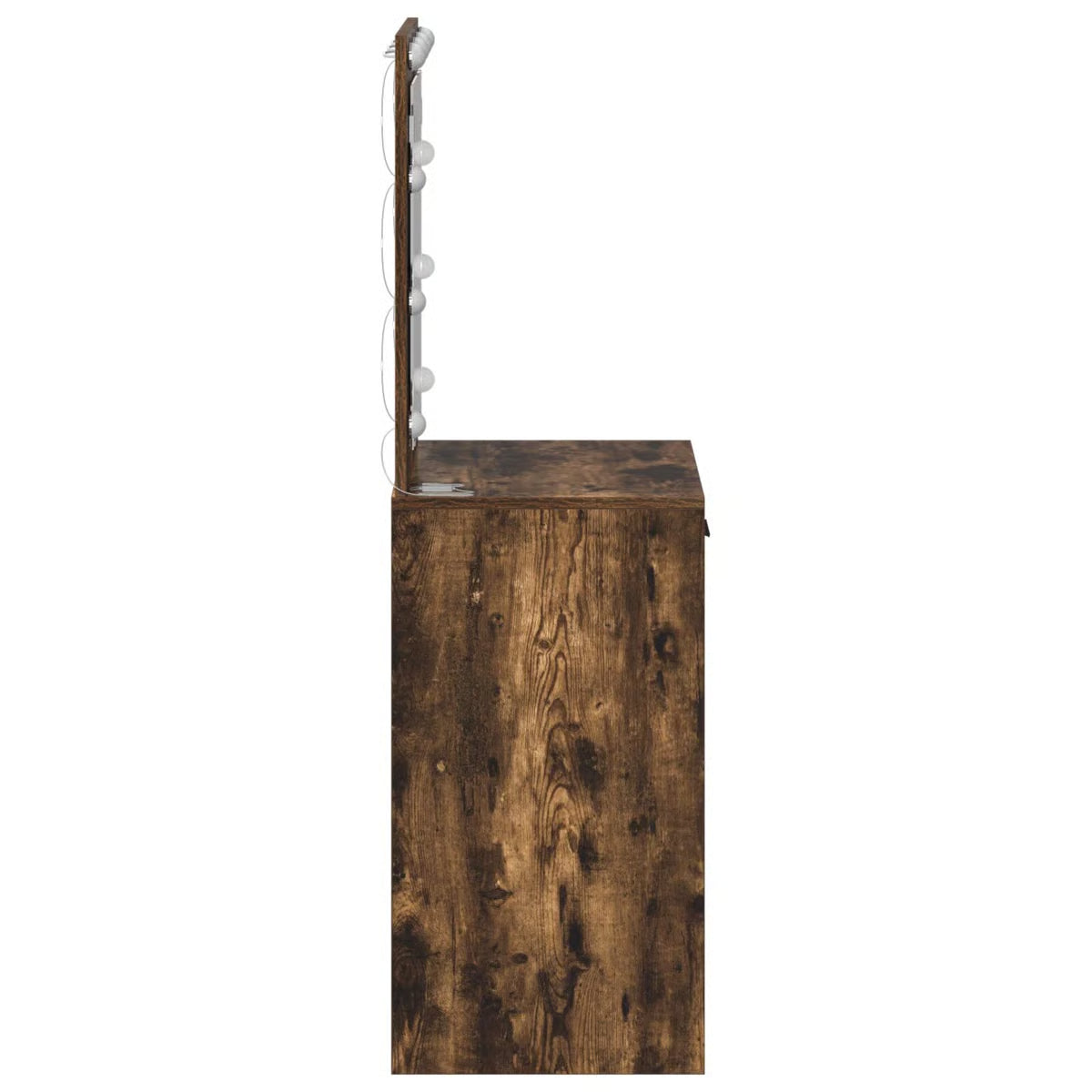 vidaXL Dressing Table with LED Lights Smoked Oak 19.7x16.1x53.1 in
-OUCH CART |Dressing table