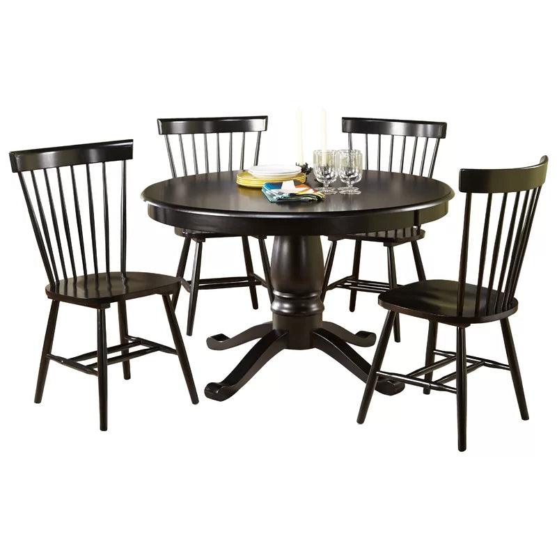 5 - Piece Pedestal Dining Set - Ouch Cart 