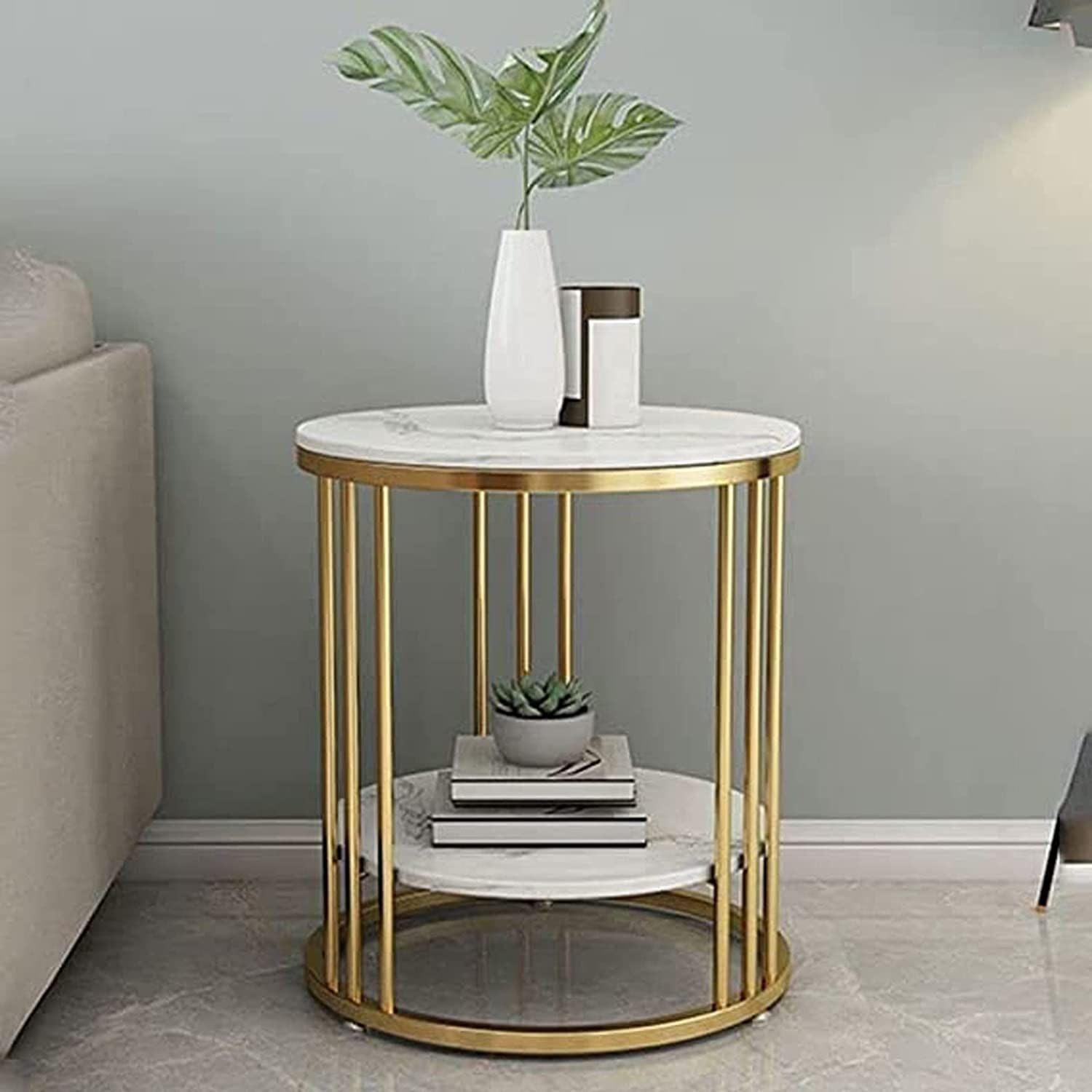 Lynton Two-Tier Sofa Side Table for Living Room - Ouch Cart 