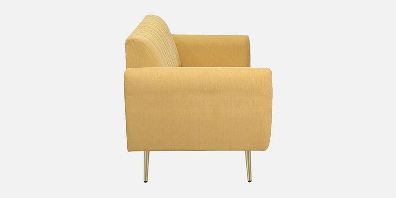 Fabric 2 Seater Sofa In Camel Yellow Colour - Ouch Cart 