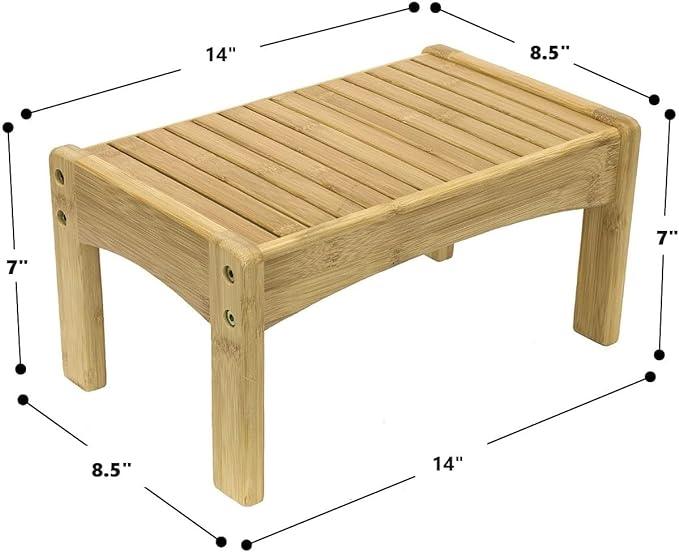 Wooden Foot Rest Stool & Potty Training Stool for Kids Toddlers - Ouch Cart 