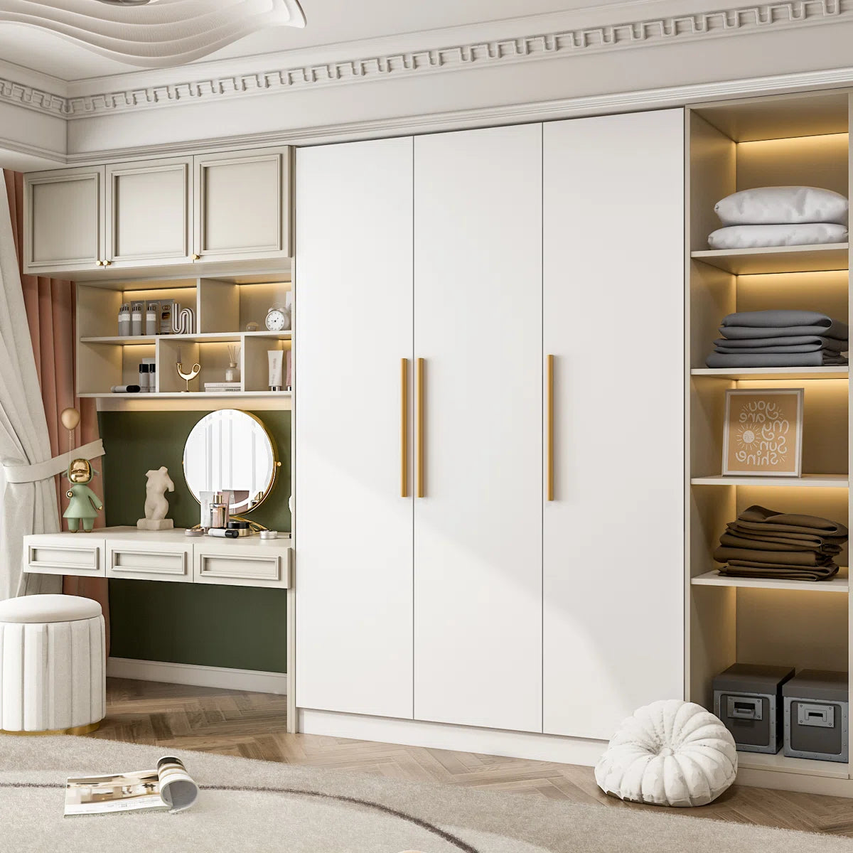 Myleisha 70" H 3 Doors Armoire
