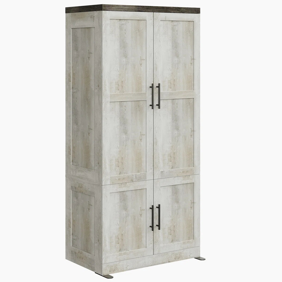 Large Wardrobe Close With Hanging Rod And 2 Doors