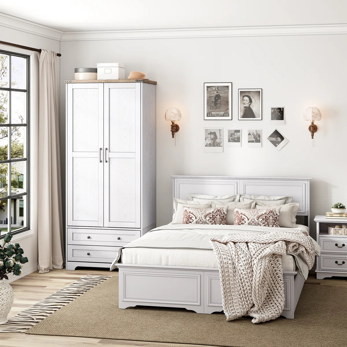 American Country Vintage Armoire