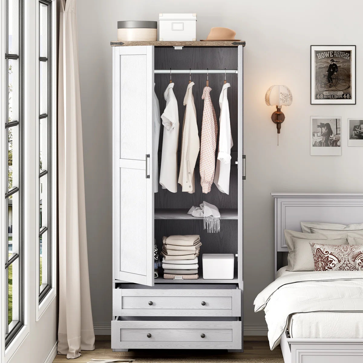 American Country Vintage Armoire