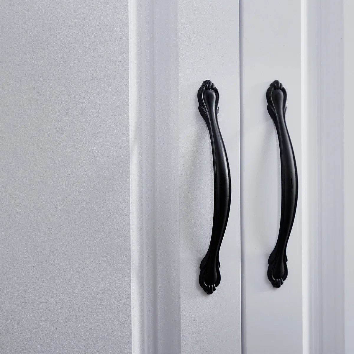 Vianna White Modern Armoire with Soft-Close Doors — MDF Wardrobe Closet with Shelves & Drawers