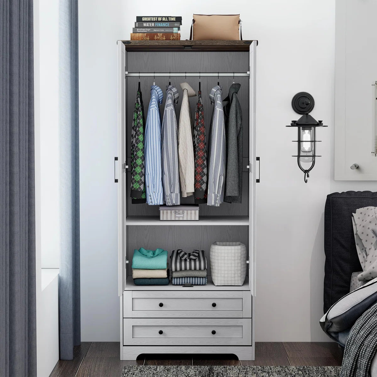 American Country Vintage Armoire