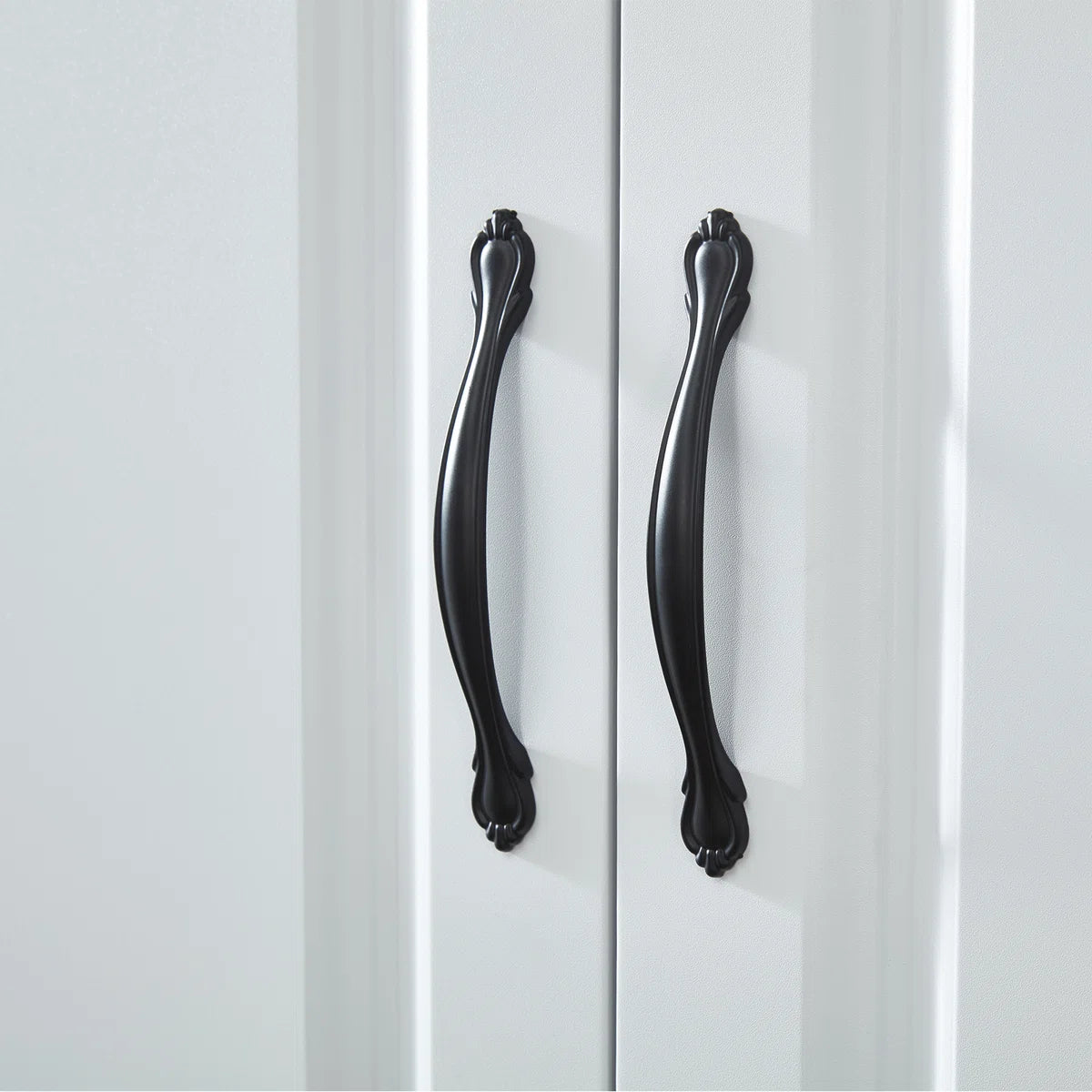 70.87"H Freestanding Wardrobe Armoire With Hanging Rods, 6-Door Armoire Closet With Drawers For Bedroom