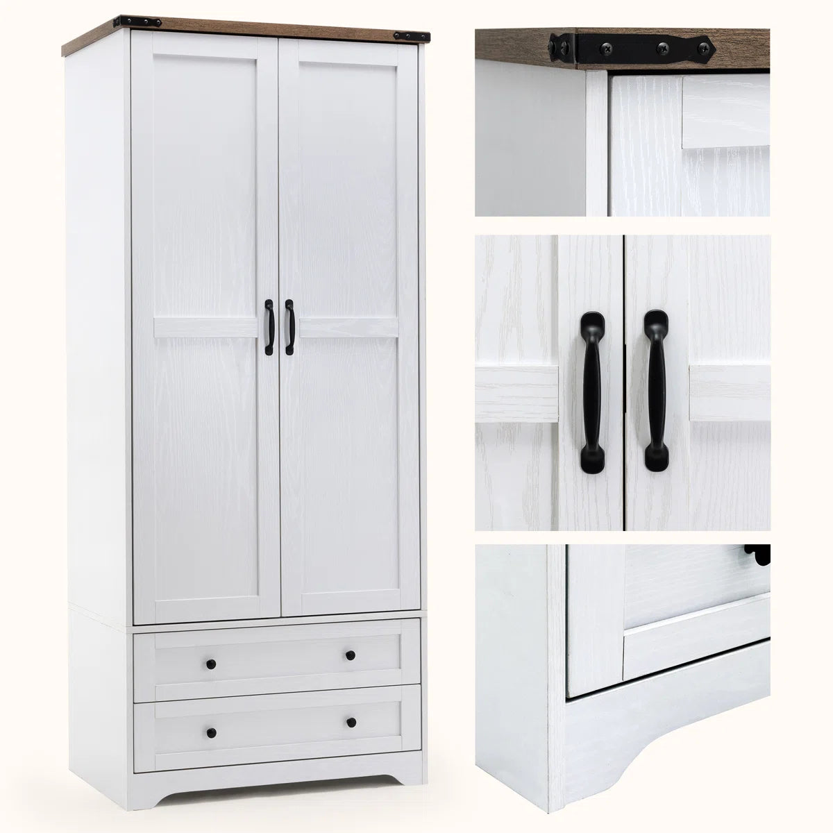 American Country Vintage Armoire