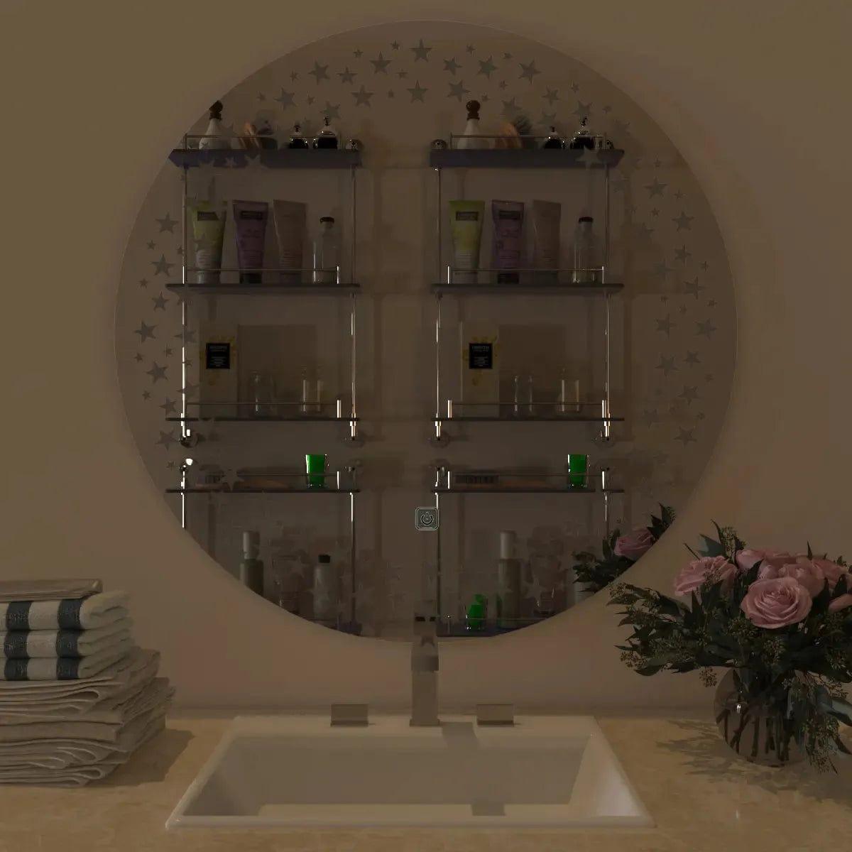 Twinkling Stars LED Bathroom Mirror - Ouch Cart 