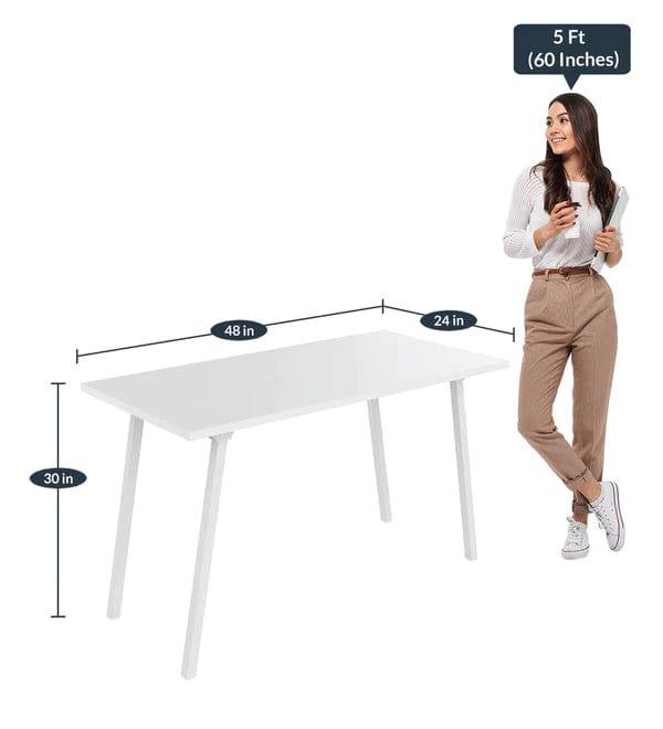 Maxime Workstation in White Colour - Ouch Cart 