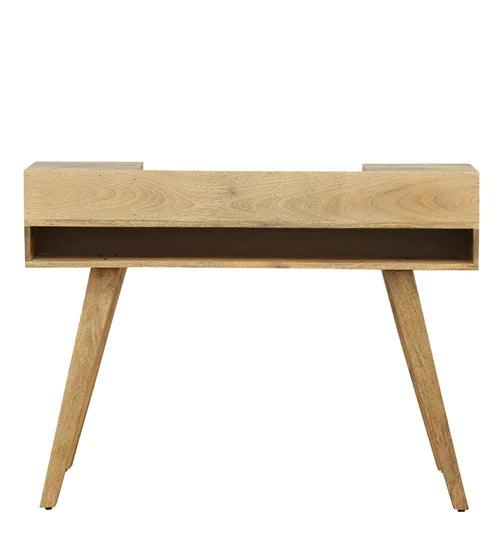 Sophie Study Table In Natural Finish - Ouch Cart 